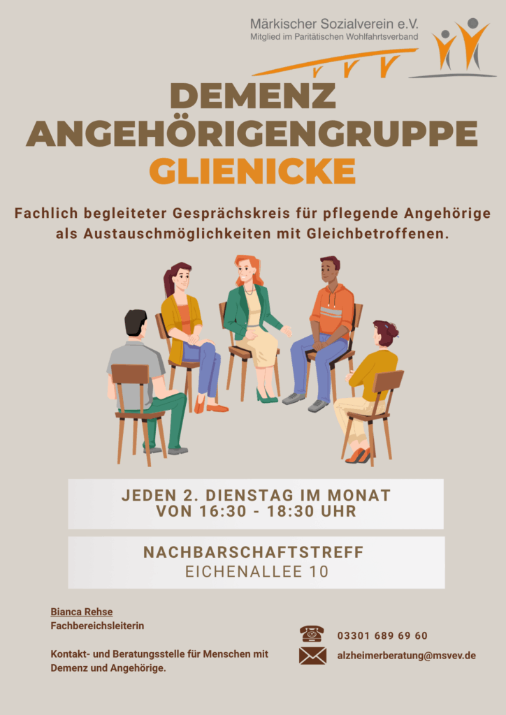 Gesprächskreis für Angehörige von Demenzkranken