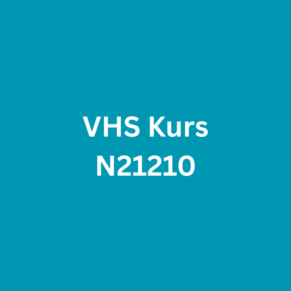 VHS- Kurs N21210 - Aquarell- und Acrylmalerei